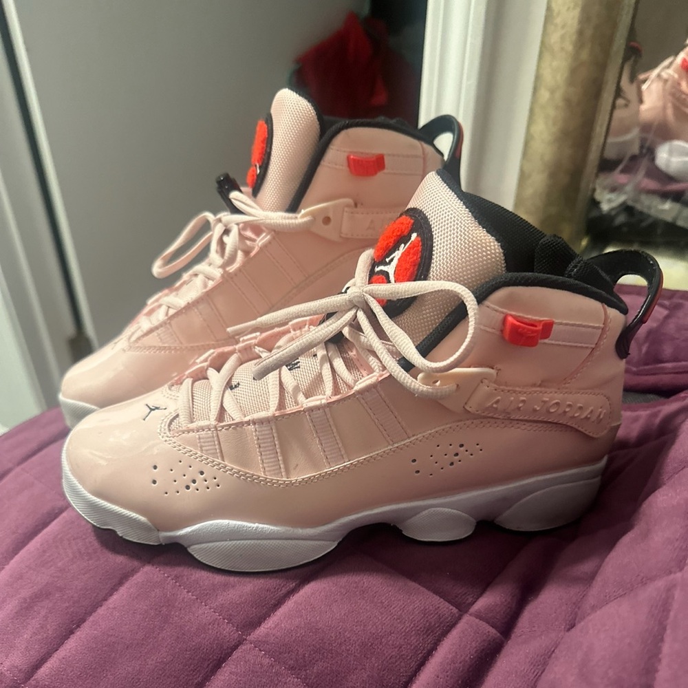 Jordan Rings GS Pink 323419-602 Size 7